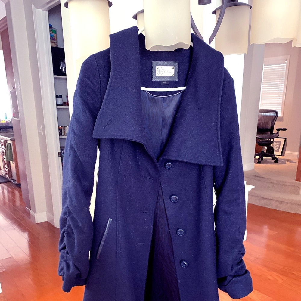 Mackage Esther Wool Coat in Marine